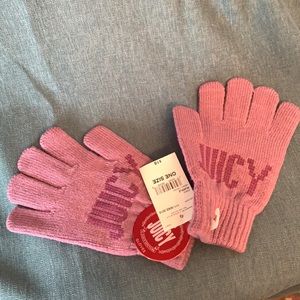 - Juicy winter cloves Purple One size Adult/teen